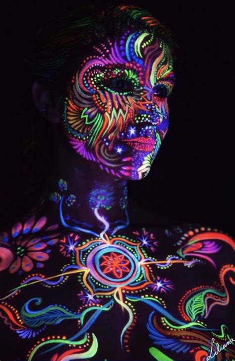 Blacklight Body Paint Ideas
